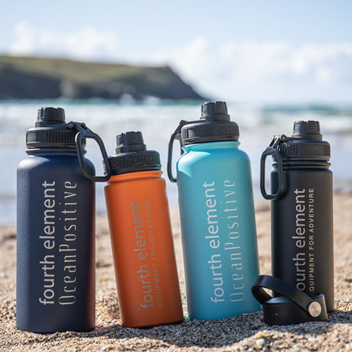 Fourth Element GULPER Insulated Water Bottle Orange (500ml)
